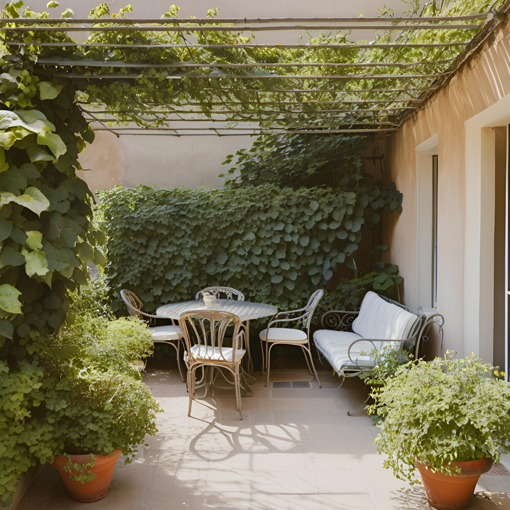 Crée un espace ombragé avec des plantes grimpantes NATURA Béziers